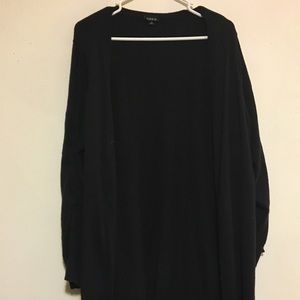 Lace up sleeve cardigan